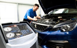 Motor Prüfung Autowerkstatt